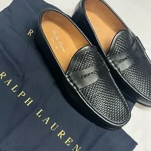 Ralph Lauren Purple Label Chalmers Burnished Calfskin Penny Loafer - Size 9.5 Chalmers Calfskin Penny Loafer | Ralph Lauren main image 3